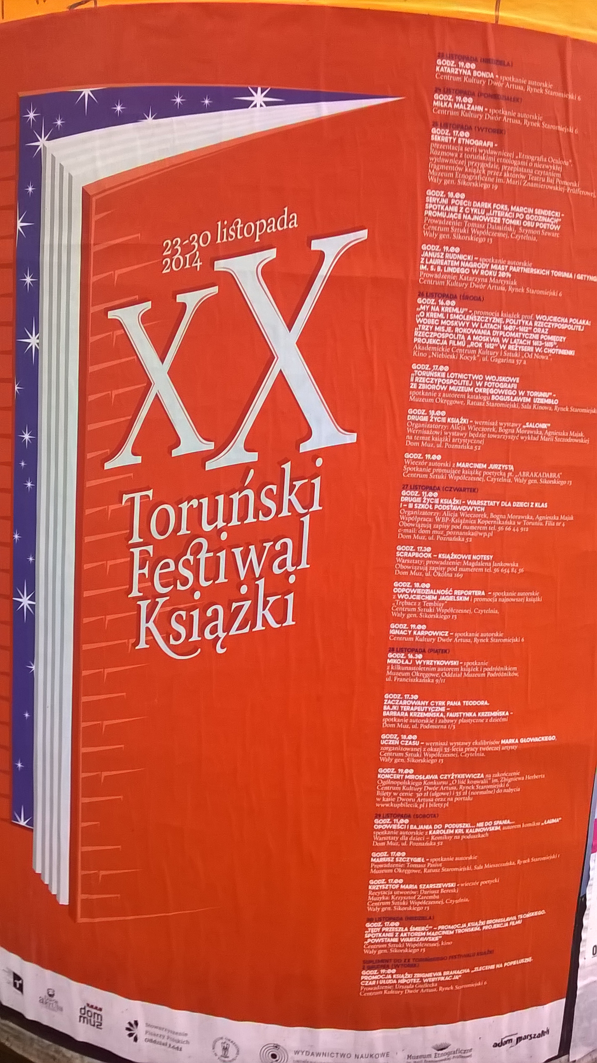 XX Toruński Festiwal Książki